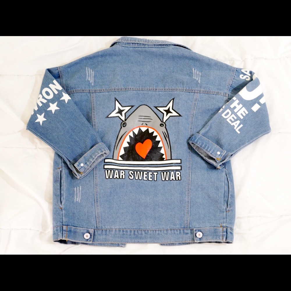 Denim Jacket w-Custom Graphics
